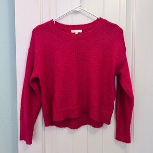 Cropped Hot Pink Sweater
